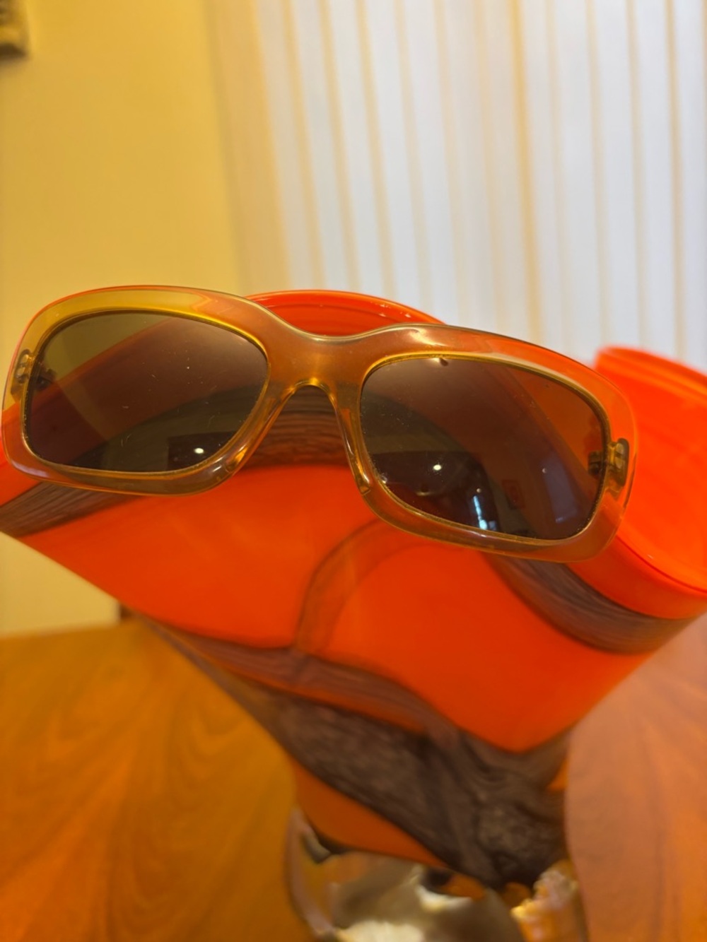 Prada Brown Gradient Rectangular Women’s Sunglasses - Picture 2 of 4